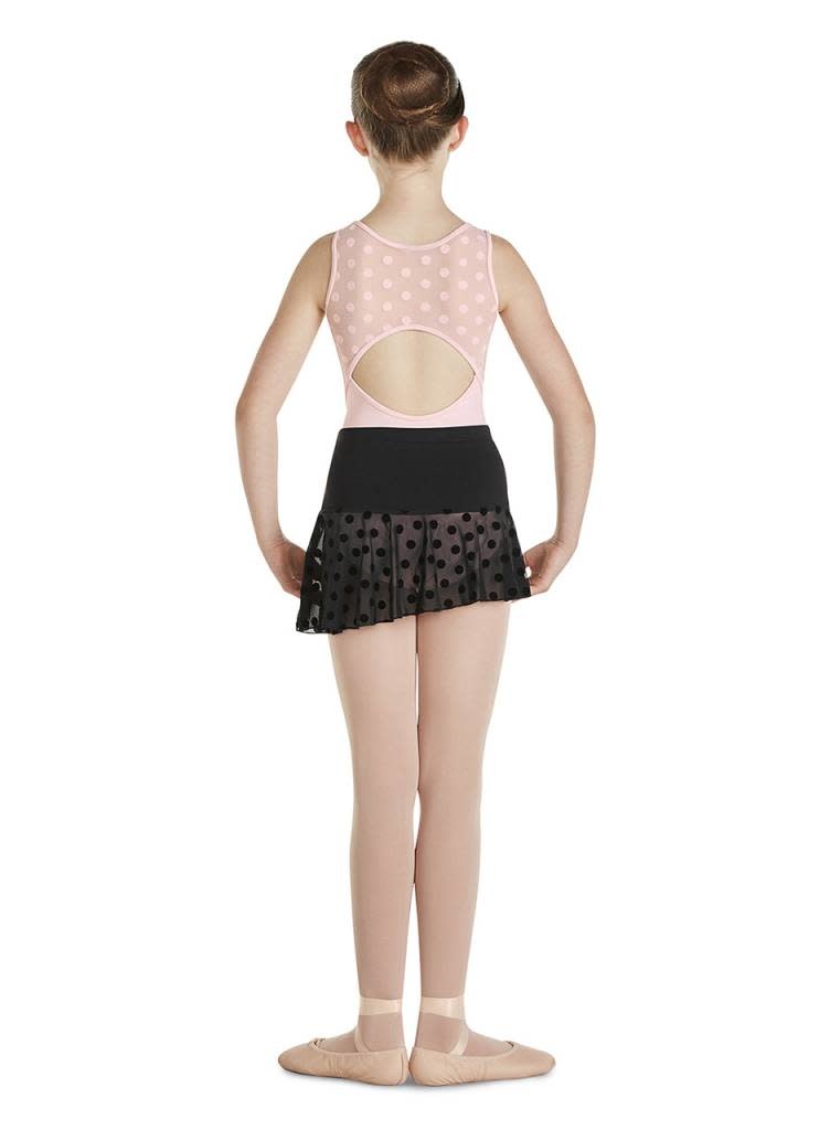 Mirella Polka Dot Mesh Ballet Skirt, Mirella MS125C