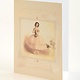 B Print Plus Vintage Ballerina Greeting Card, B Plus Printworks