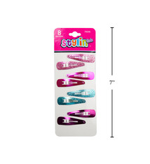 Barrettes métallique, Stylin 76008, pqt de 8
