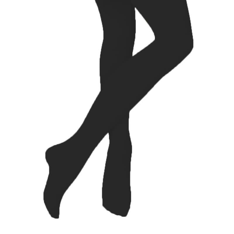 Bloch Collants de Danse, Bloch T0800G, Pieds réguliers "Footed", Bande de taille tricotée