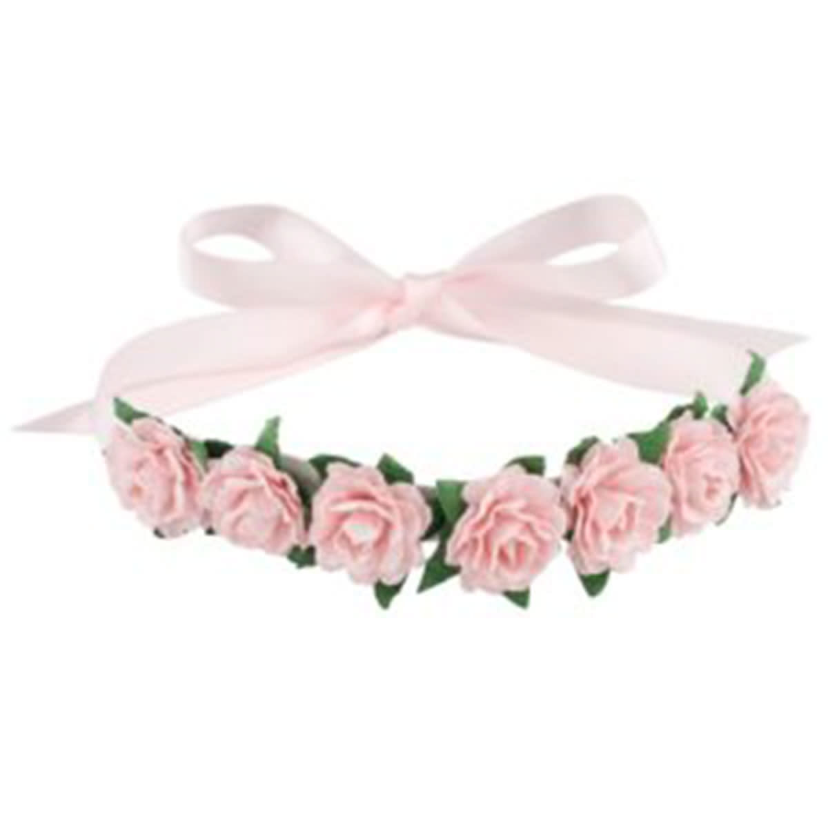 Hair Blossom with Satin Ribbon, Mimy H001, Small