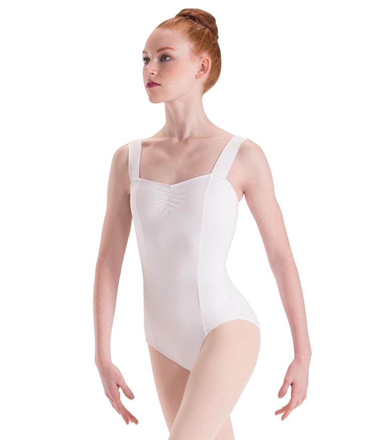 Motionwear Wide-Strap Princess Seam Camisole Leotard Motionwear 2720, Long torso