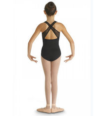 Bloch Maillot Bloch CL8665, Bretelles large croisées, Avec insertion de "heart Mesh"