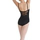 Bloch Maillot Bloch CL7953, Bretelles spaghetti, Avec "Clover Embroired Mesh" au dos