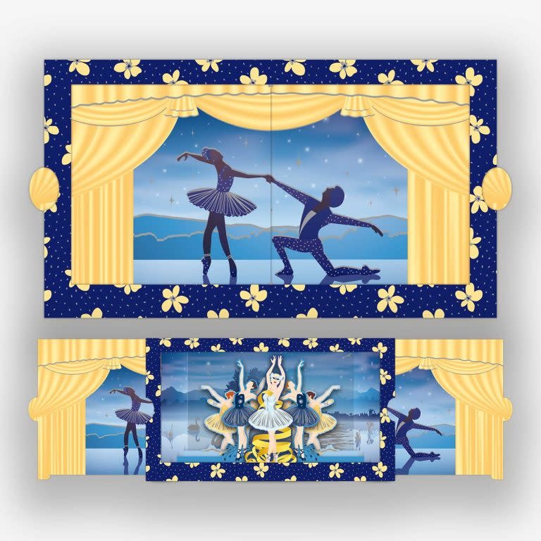 Pop ups - ballet theater Greeting Card, Incognito Tendance Editions PT-10a