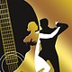 Carte de souhait "Ballroom - danse sociale", Incognito C'est Chic CC0024