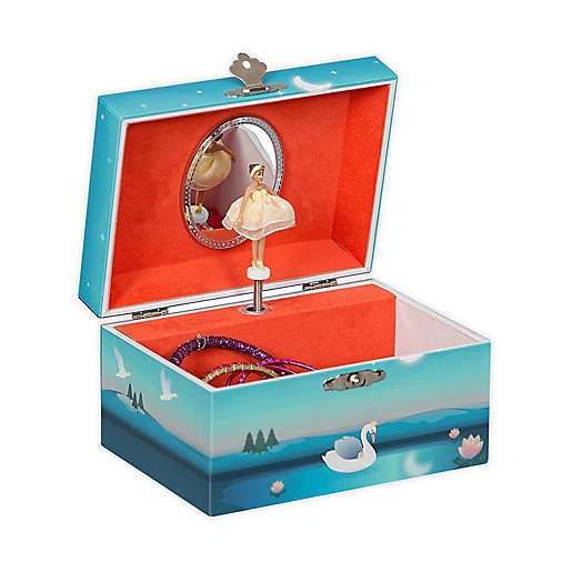 "Mya Ballerina - Blue Swan" Jewelry Box, Gunther Mele 00830S20A