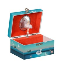 "Ballerina Blue Swan" Jewelry Box, Gunther Mele 00830S20