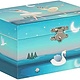 Coffre à bijoux "Ballerina Blue Swan", Gunther Mele 00830S20