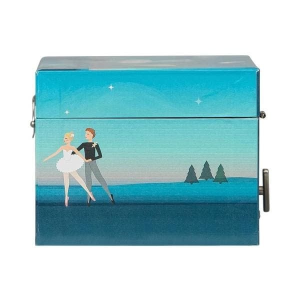 Coffre à bijoux "Ballerina Blue Swan", Gunther Mele 00830S20