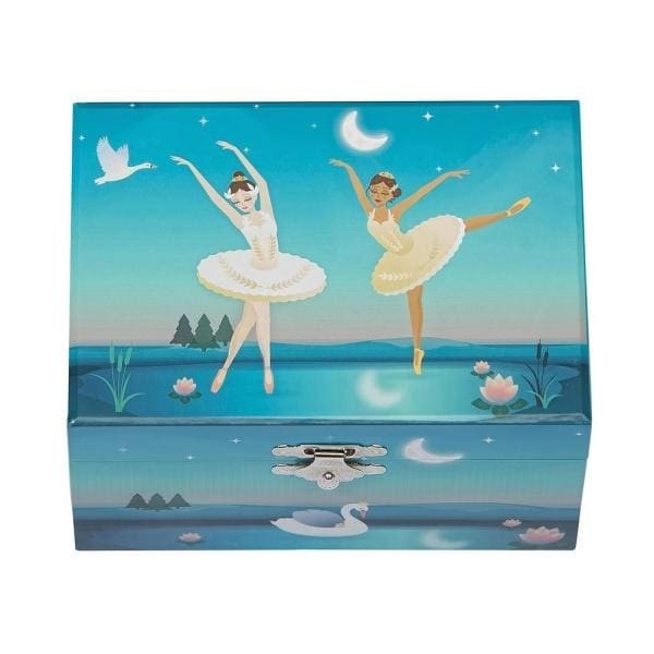Coffre à bijoux "Mya Ballerina - Blue Swan", Gunther Mele 00830S20A