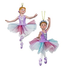 kurt s adler Ornement "Ballerine fillette", Kurt Adler E0516, Multicolore pastel