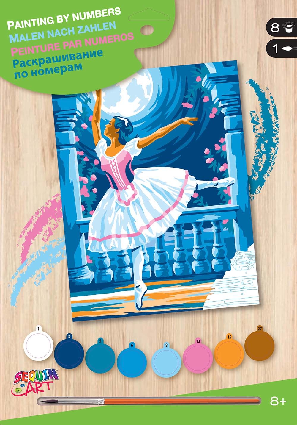 Paint by numbers junior - Ballerina - 4992004