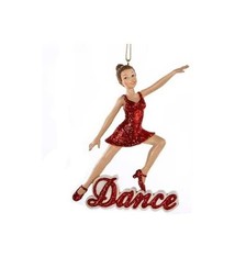 kurt s adler Ornement "Dance" rouge, Kurt S. Ader C8338