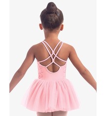 Bloch Robe tutu Bloch CL6507, Bretelles spaghetti double, Avec "Animal Printed Mesh"