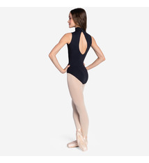So Danca Maillot So Danca SL-176, Col haut "Mock-T", Dos ouvert