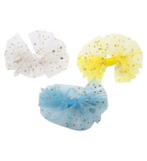 Tulle Bow Clips Stylin 76537, 3 by package