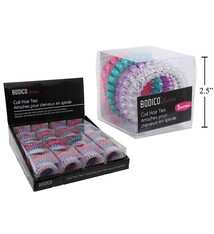 Coil Hair Ties 77152 Bodico, 5 by package