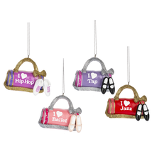 Ornement "Dance Bag", Midwest MX181671, Ass. de 4