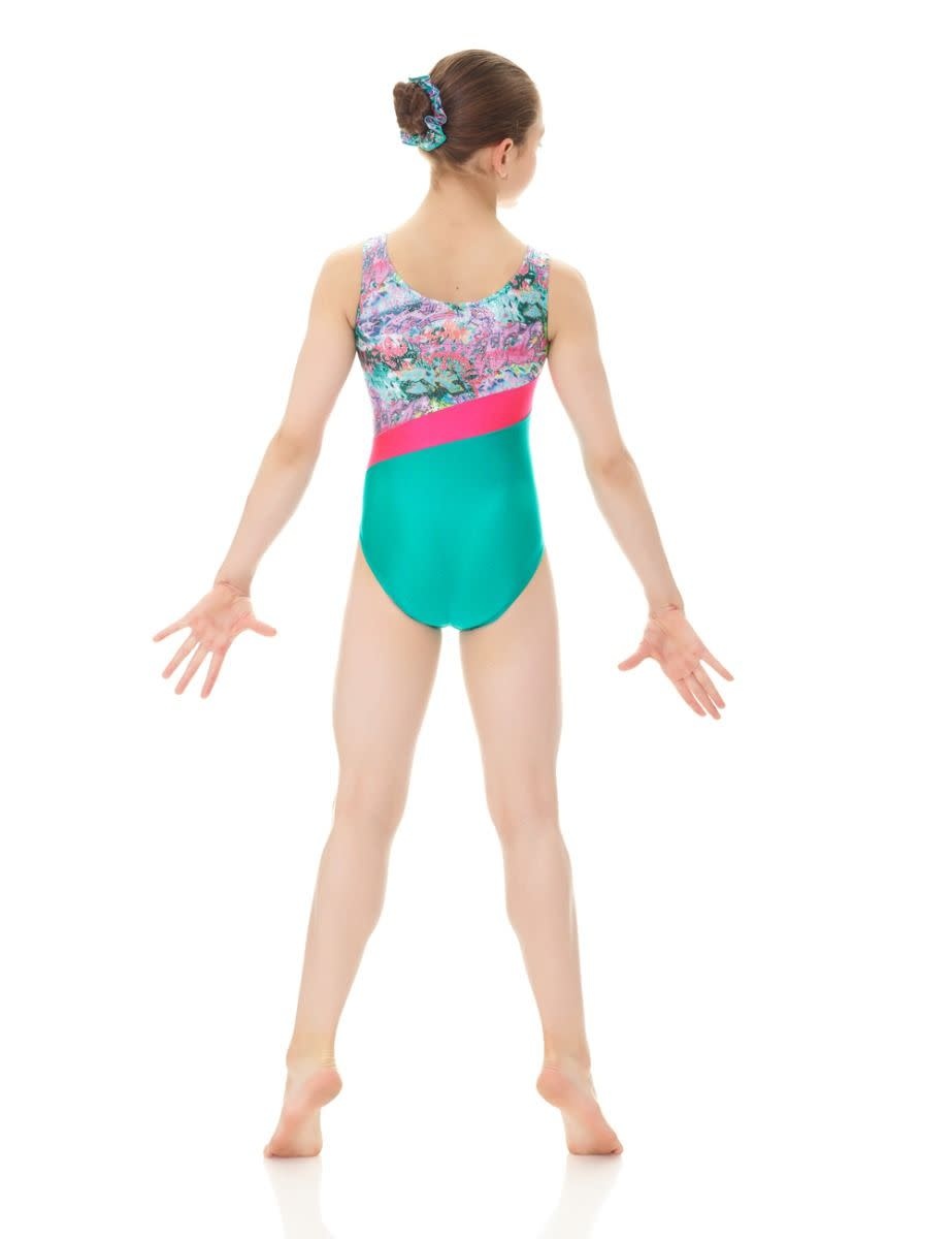 Mondor Maillot gymnastique Mondor 17858, Sans manches, Attache-cheveux inclus
