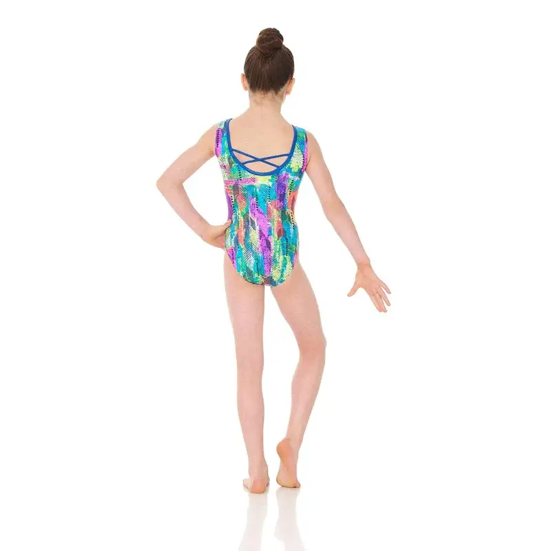 Mondor Maillot gymnastique Mondor 17893, Sans manches, Attache-cheveux inclus