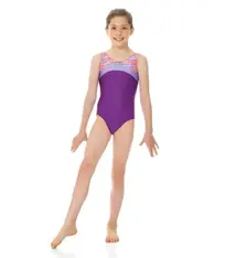 Mondor Maillot gymnastique Mondor 27847, Sans manches, Attache-cheveux inclus