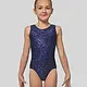 Mondor Maillot gymnastique Mondor 7822, Sans manches, Attache-cheveux inclus