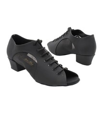 very fine Soulier de « Ballroom » Very Fine 1645, Talon carré 1.5 po., Bout ouvert lacé
