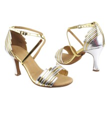 very fine Soulier de danse latine, Very Fine SERA1700, Talon 3 po., Bout ouvert