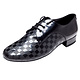 Stephanie Soulier de "Ballroom" pour homme Stephanie E6018, Talon bas, En cuir