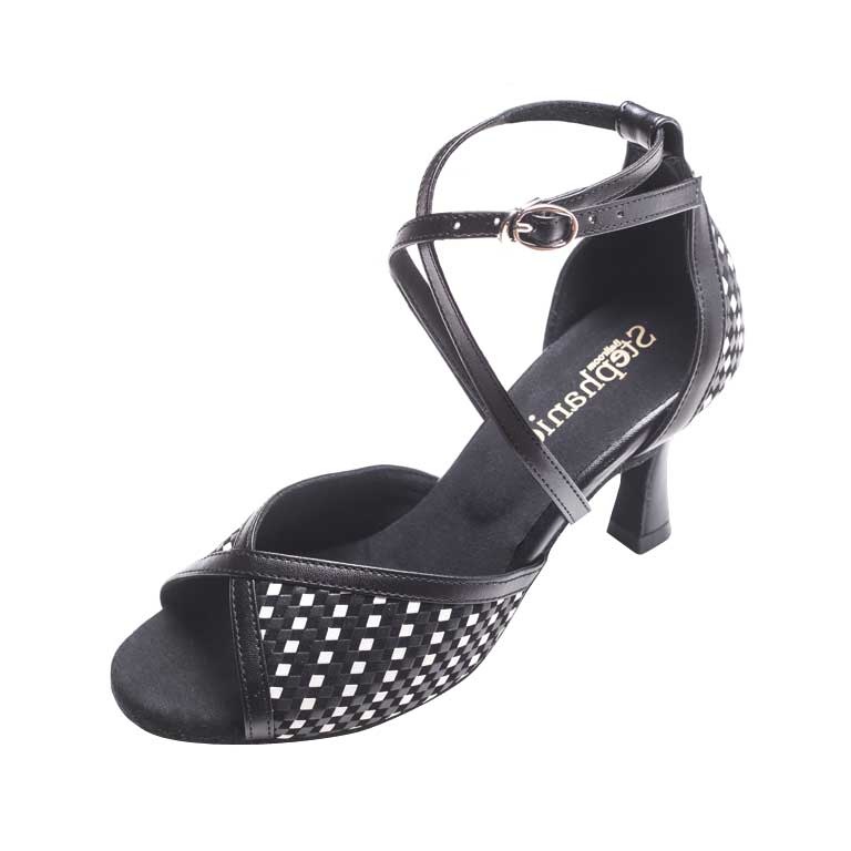 Stephanie Soulier de "Ballroom" Stephanie 2100, Talon 2.5 po., Style "X-Strap"