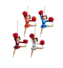kurt s adler Cheerleader ornament, Kurt S Adler J8630, ass. 4