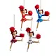 kurt s adler Cheerleader ornament, Kurt S Adler J8630, ass. 4