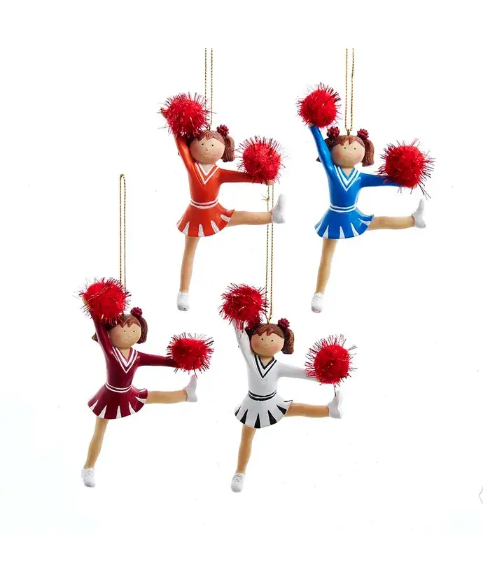 kurt s adler Cheerleader ornament, Kurt S Adler J8630, ass. 4