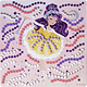 Diamond Dotz Stick'N Fun CREA033- Large 5 Mosaics Ballerina Princess