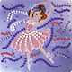 Diamond Dotz Stick'N Fun CREA033- Large 5 Mosaics Ballerina Princess