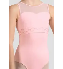 Bloch Maillot Bloch CL4215, Bretelles larges, Collection "Petites Roses"