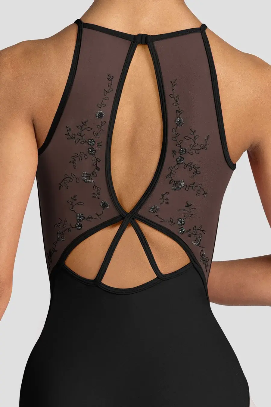 Bloch Maillot Bloch L3317, Bretelles minces, collection "Fleurs"