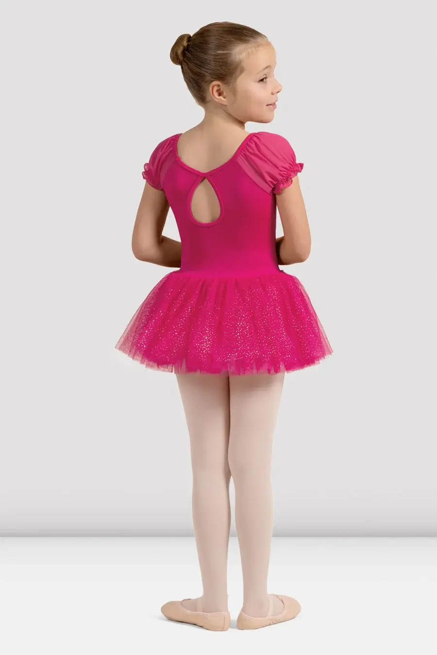 Mirella Robe avec tutu Mirella M1559c, Manches bouffante, colection "glitter tulle"