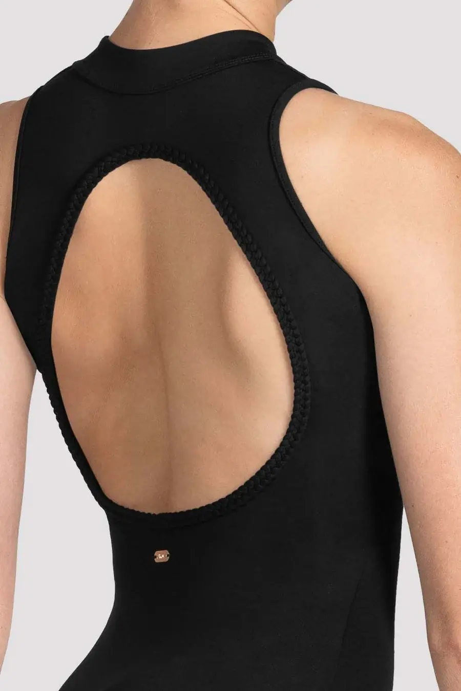 Mirella Maillot Mirella M3114LM, Col "Mock-T", Sans manches, collection Miami