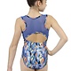 Mondor Maillot gymnastique Mondor 17897, Sans manches, Attache-cheveux inclus
