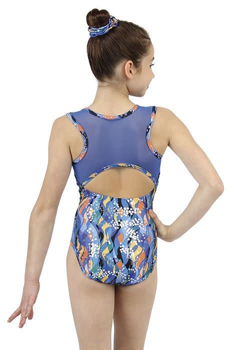 Mondor Maillot gymnastique Mondor 17897, Sans manches, Attache-cheveux inclus