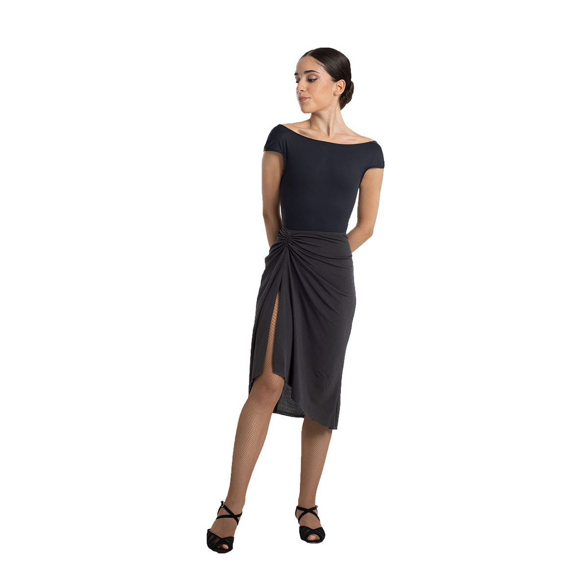 intermezzo Jupe de pratique Intermezzo 7403, Style "Pull-On", avec ouverture au devant