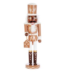 Gingerbread Nutcracker, GiftCraft 646015, 15 in.