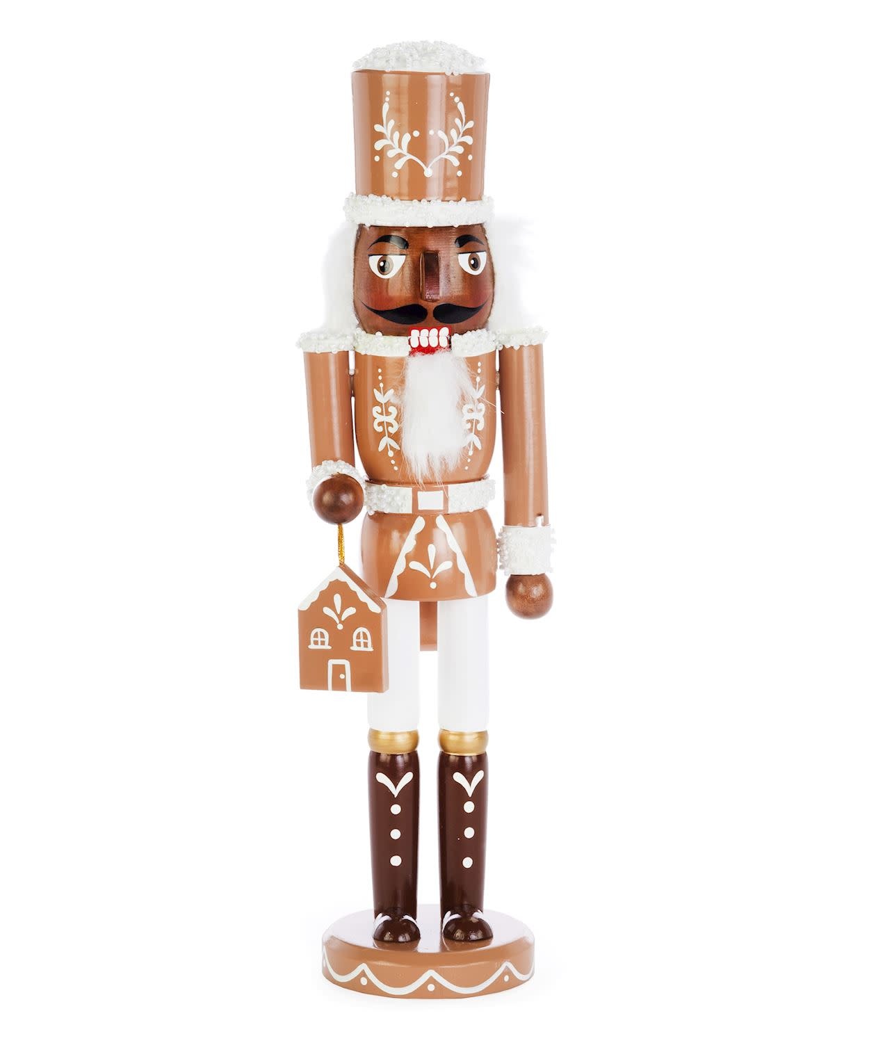 Gingerbread Nutcracker, GiftCraft 646015, 15 in.