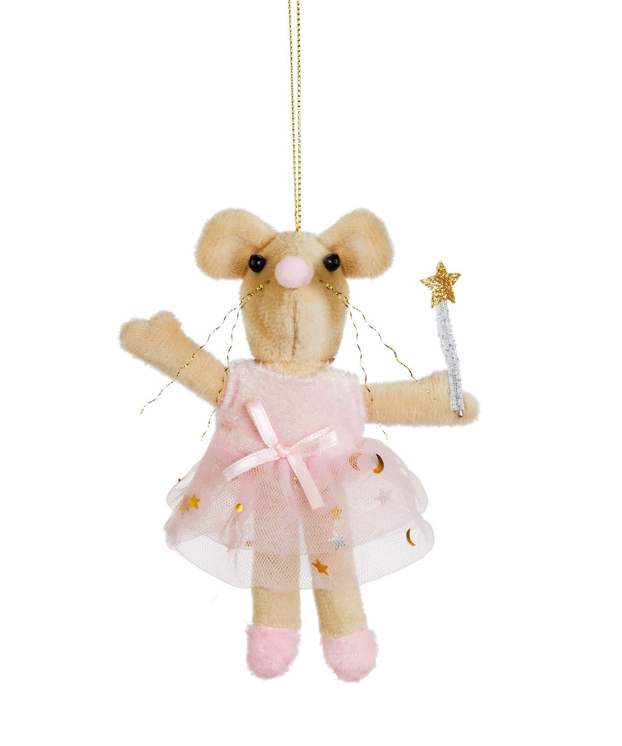 Ornement "Pink Ballerina Mouse", GiftCraft 644421