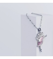 FH2 Collier avec breloque "Pink Ballerina", FH2 BN0002, boite jaune