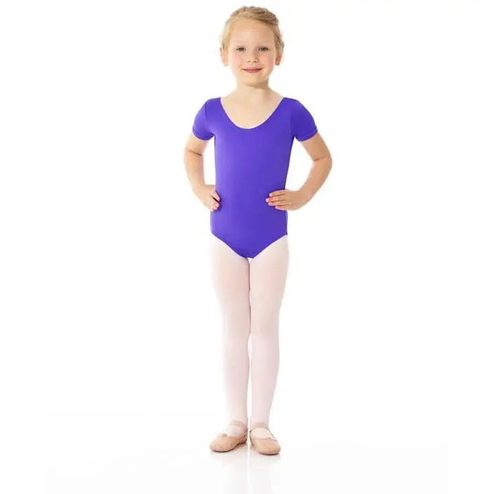 Mondor Maillot de Danse Mondor 40096, Manches courtes, Microfibre