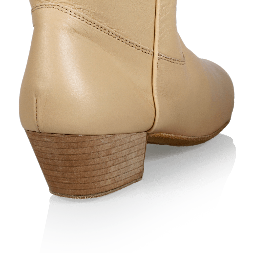 pro dance boots Pro Dance Boot "Éclipse", Dark tan Leather, talon 5 cm.