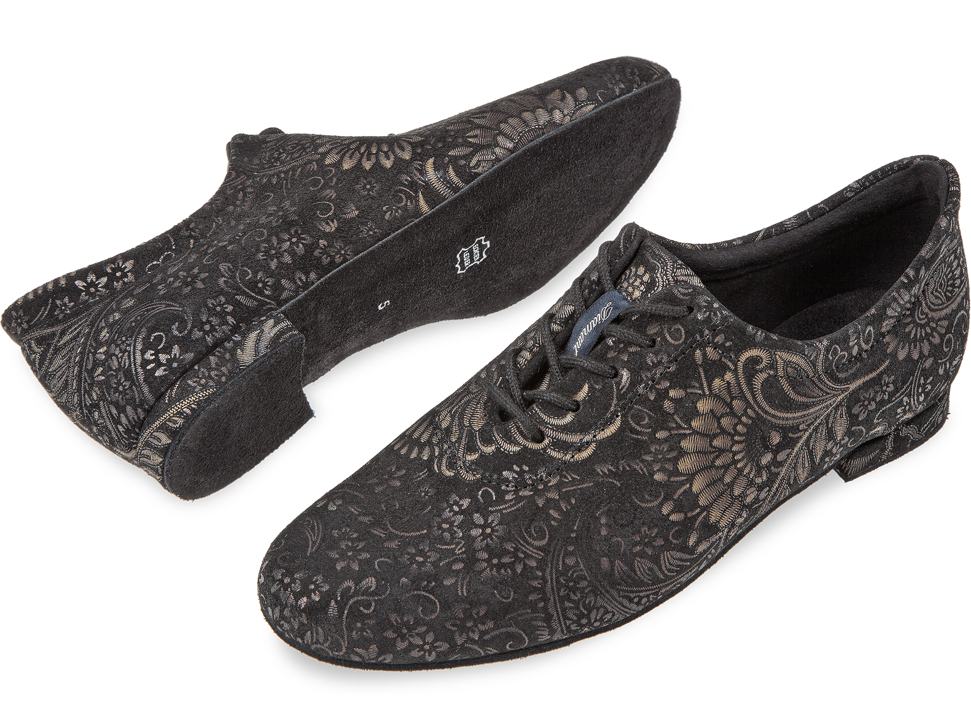 diamant Ballroom Dance Shoes,  Diamant 199-005-623, Bloc Heel 1.2 cm